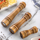 Salt and Pepper Mill Solid Wood Spice Grain Grinder